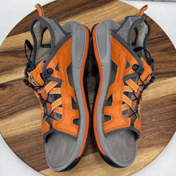 VTG 2004 Salomon Tech Revo Mens 8.5 Orange Hiking Sandals